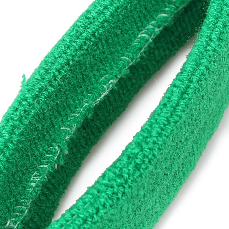 Mallofusa ? 10 PCS Cotton Sports Basketball Headband/Sweatband Head Sweat Band/Brace Gift Party Outdoor Activities (Green) - Image 3